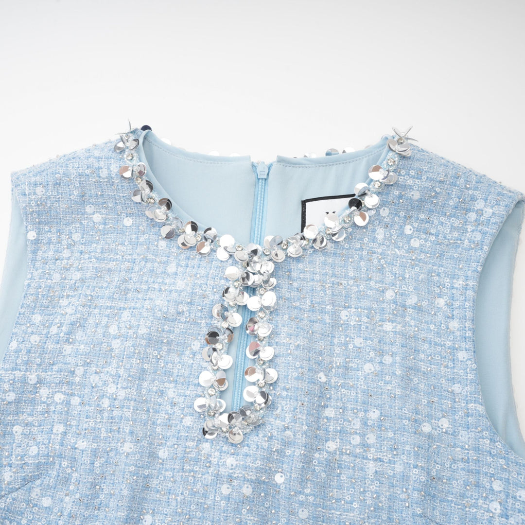 Levoire | Robe Mini En Tweed Pailleté