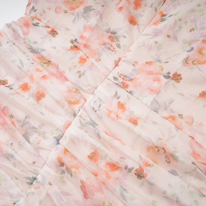Levoire | Imprimé Floral Robe Mini À Manches Longues