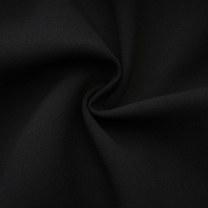 Levoire | Noir Silhouette De Sablier Épaulettes Mini Robe