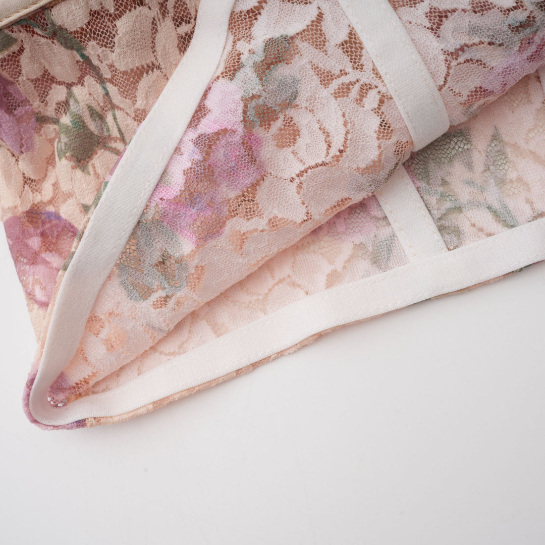 Levoire | Haut De Gilet Imprimé Floral & Ensemble De Jupe Assorti