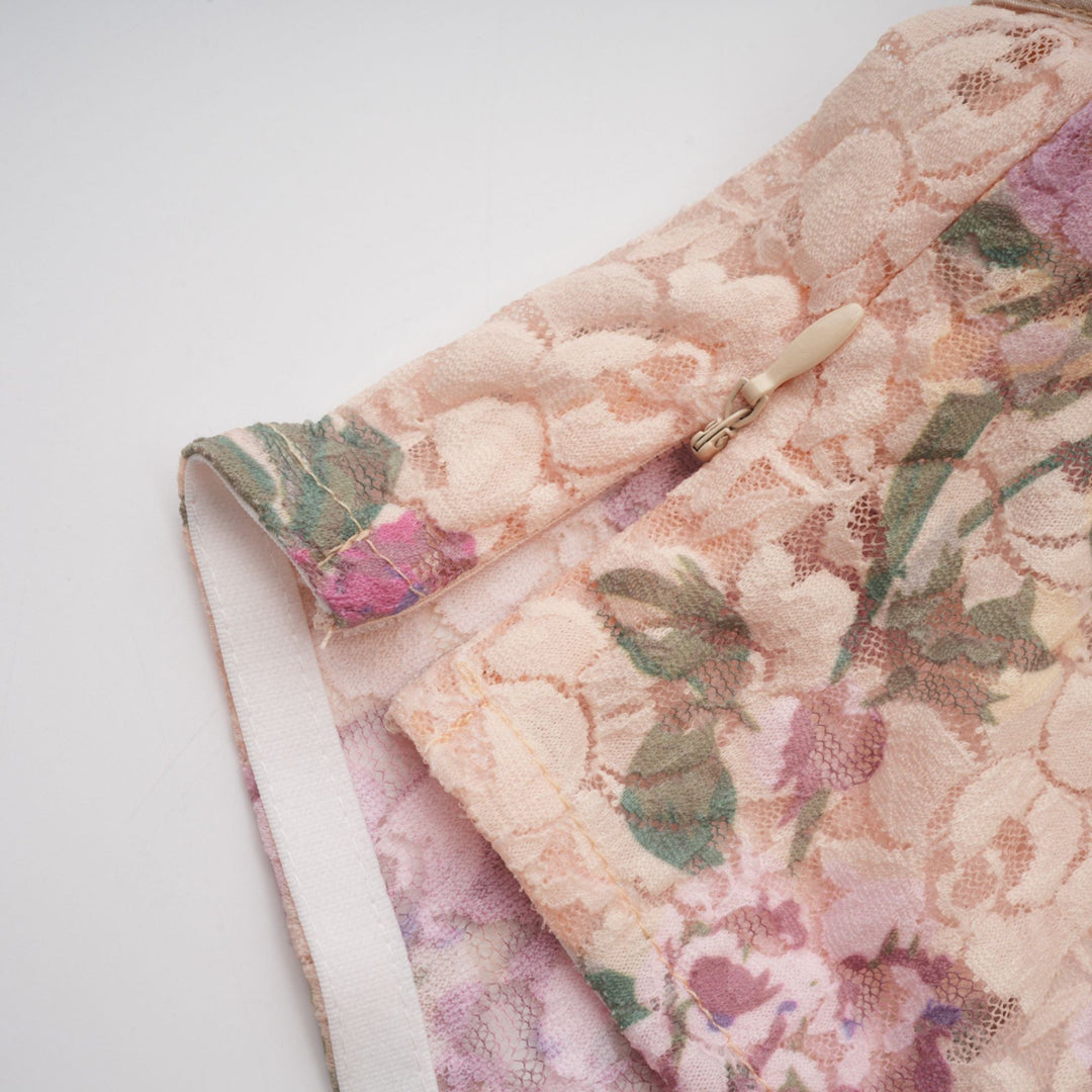 Levoire | Haut De Gilet Imprimé Floral & Ensemble De Jupe Assorti