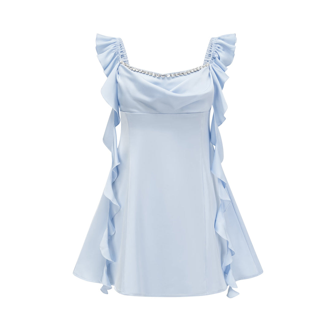 Levoire | Robe Mini À Col Cagoule Décoré