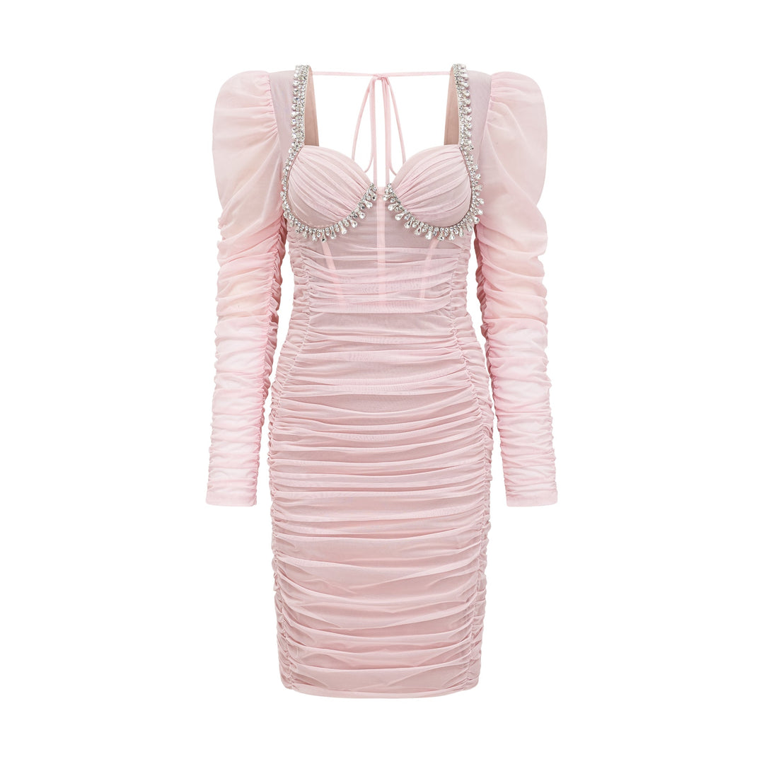 Levoire | Robe Midi En Maille Rosier