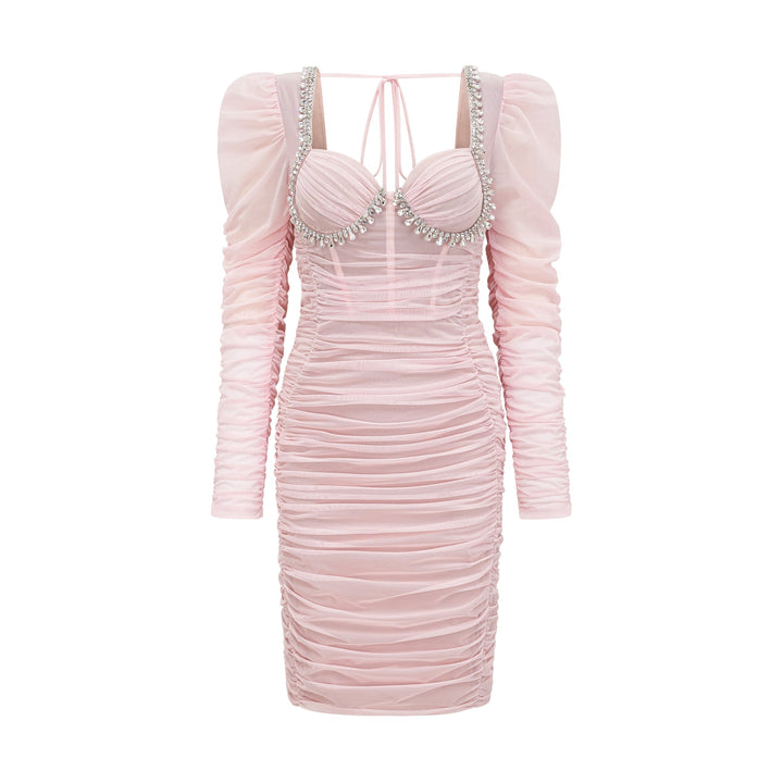 Levoire | Robe Midi En Maille Rosier