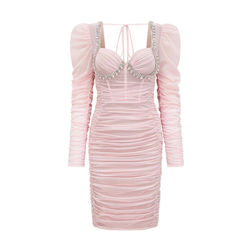 Levoire | Robe Midi En Maille Rosier