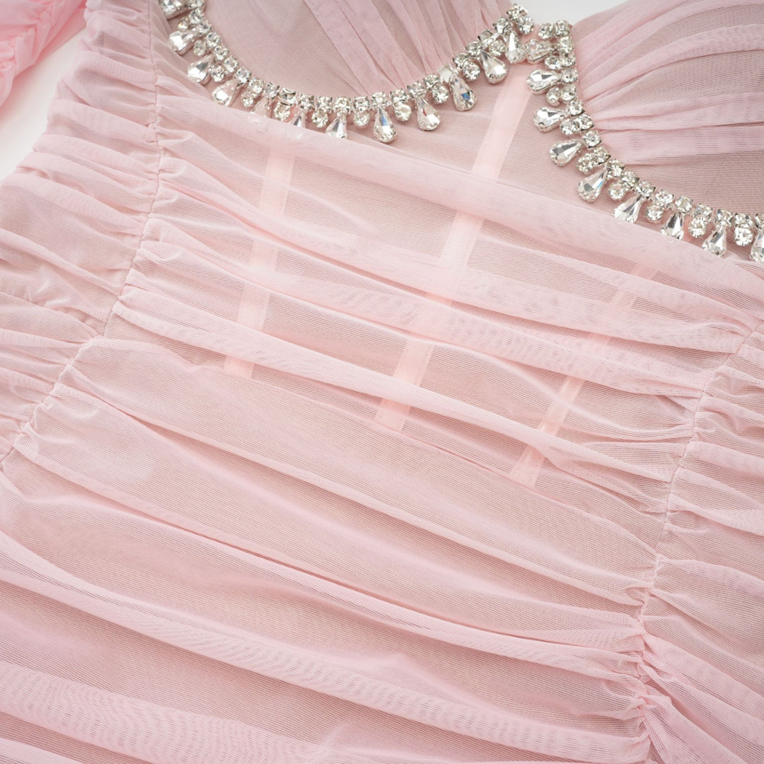 Levoire | Robe Midi En Maille Rosier