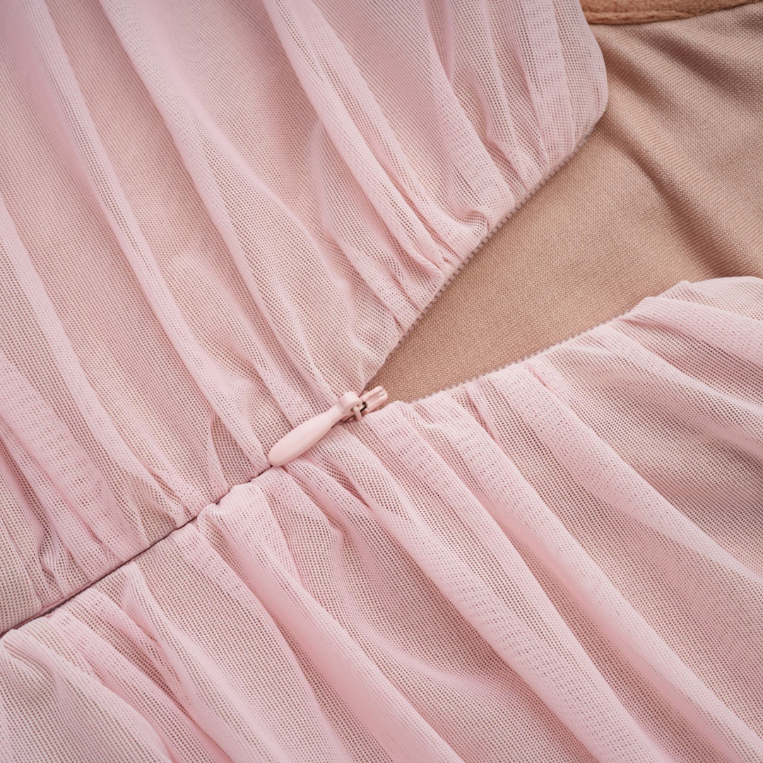 Levoire | Robe Midi En Maille Rosier