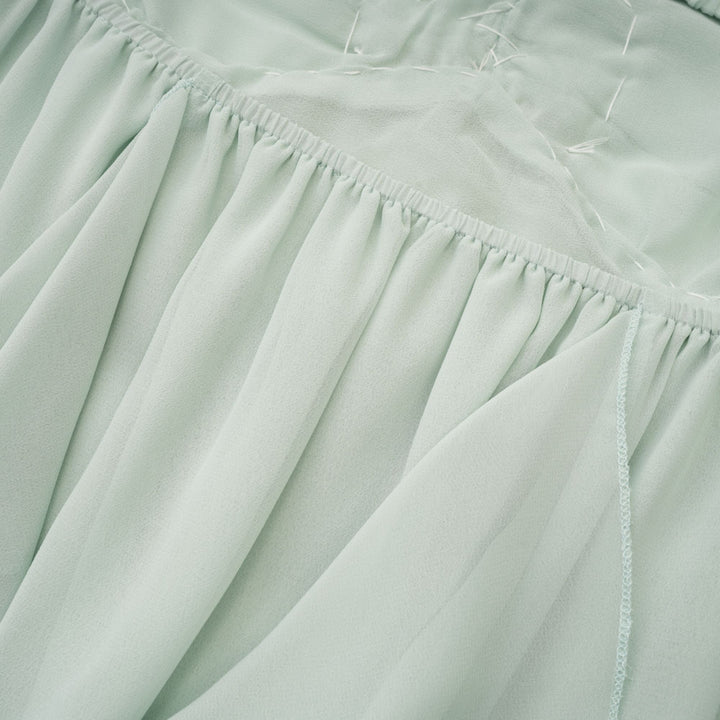 Levoire | Robe Midi À Volants Décorés