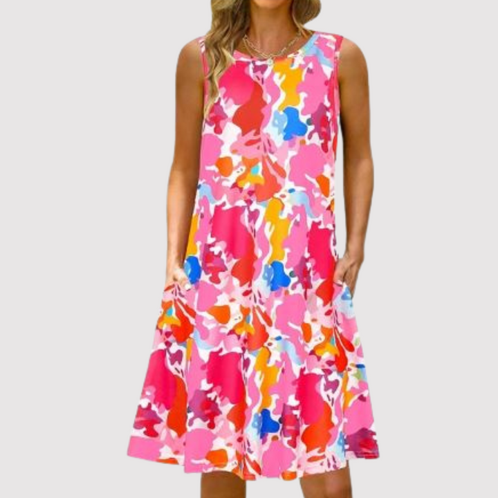 Levoire | Robe De Cérémonie Fluide Rosa