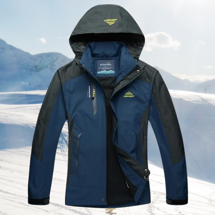 Levoire | Sweatshirt À Manches Longues Veste Zippée Avec Poches Bleu