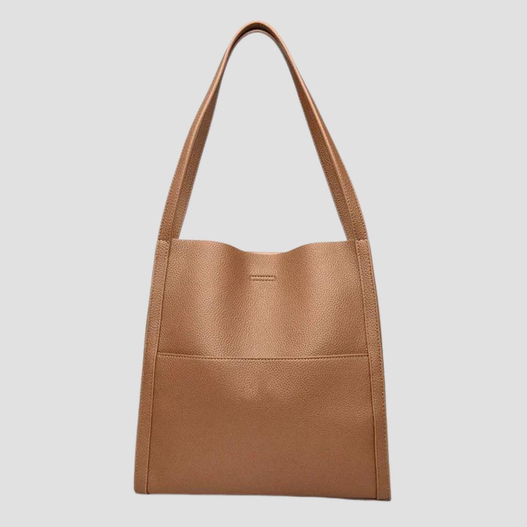 Levoire | Sac Bandoulière En Cuir Véritable Braun