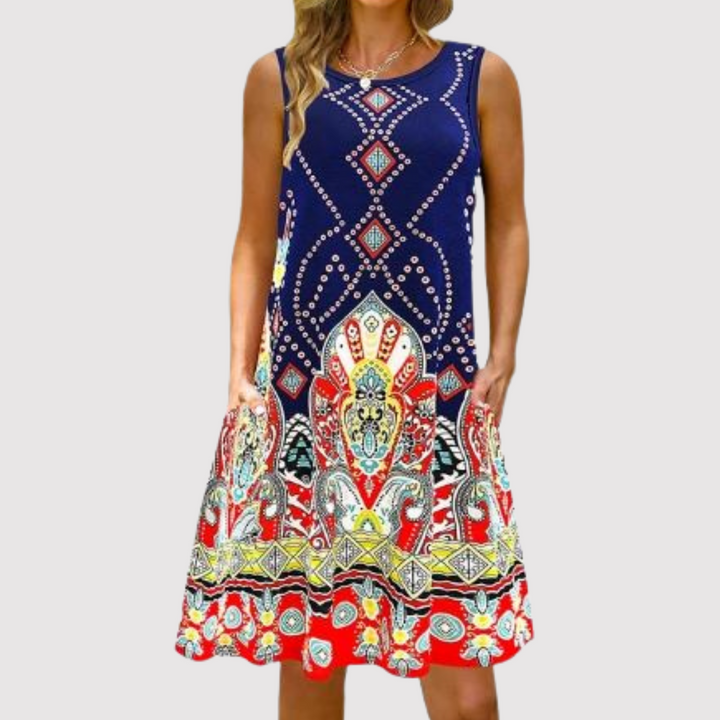 Levoire | Robe De Cérémonie Fluide Bleu