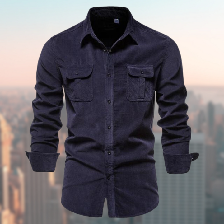 Levoire | Chemise Pour Hommes Bleu marine