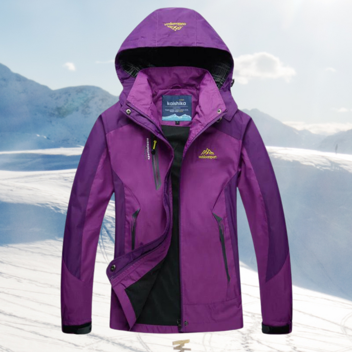 Levoire | Sweatshirt À Manches Longues Veste Zippée Avec Poches Lilas