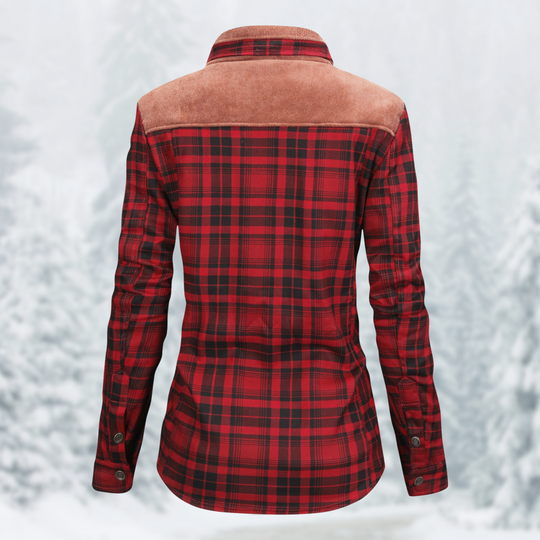 Levoire | Veste En Polaire À Manches Longues Doublée À Carreaux