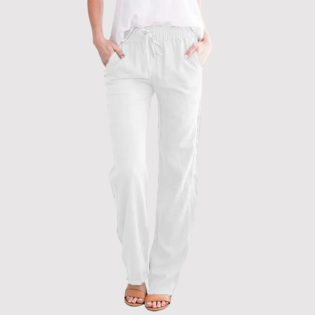 Levoire | Pantalon Avec Cordon De Serrage Blanc