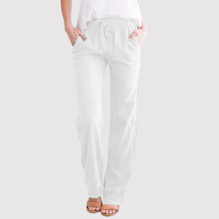 Levoire | Pantalon Avec Cordon De Serrage Blanc