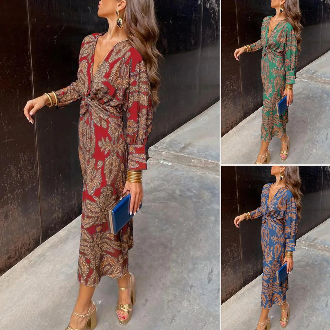 Levoire | Robe Maxi Imprimée Talons