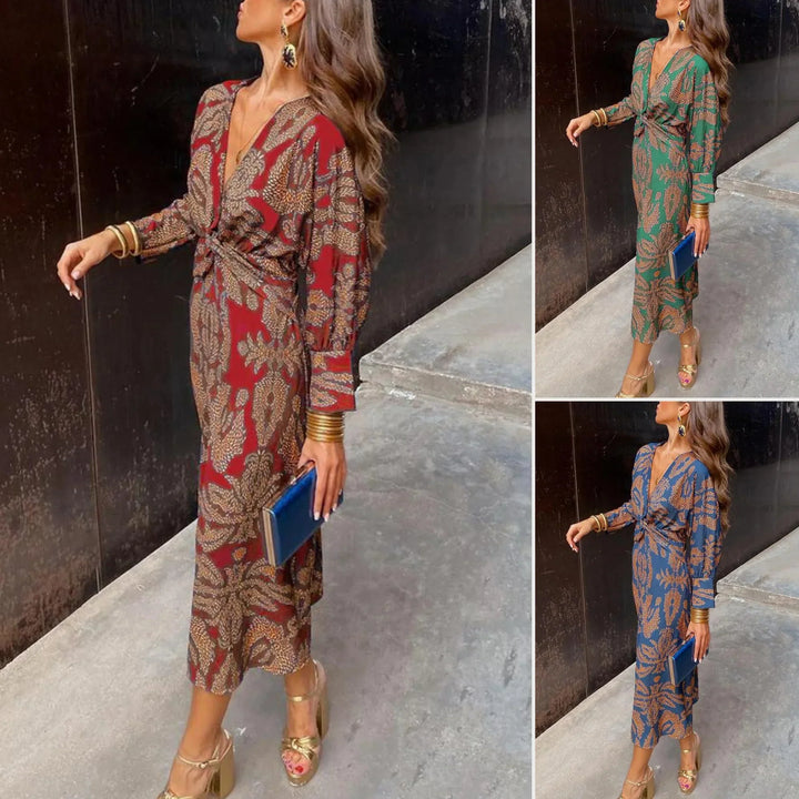 Levoire | Robe Maxi Imprimée Talons