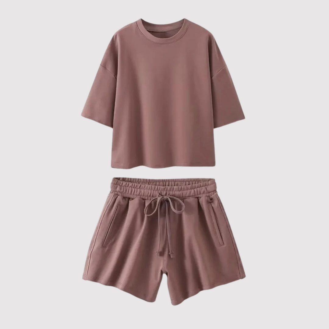 Levoire | Vêtements De Loisirs En Coton Pour Femmes Rouge brun