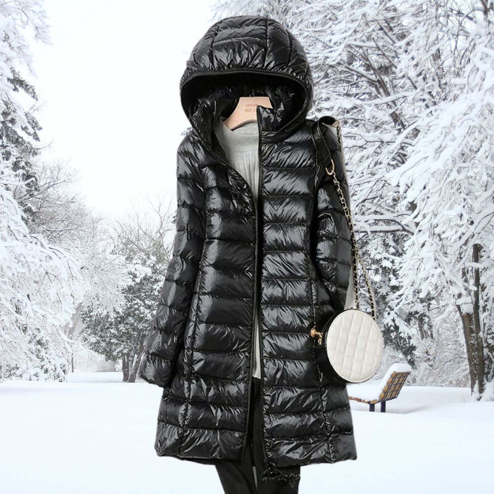 Levoire | Manteau Coupe-Vent En Duvet Léger noire
