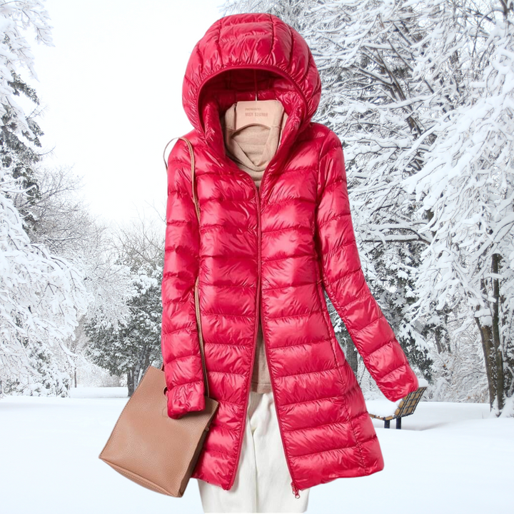 Levoire | Manteau Coupe-Vent En Duvet Léger rouge