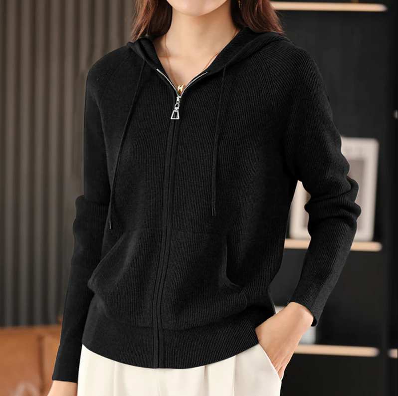 Levoire | Rennot Sweatshirt Cardigan Noir