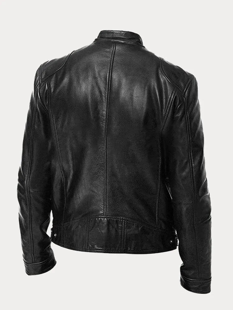 Levoire | Veste En Cuir Au Design Intemporel Et Au Confort