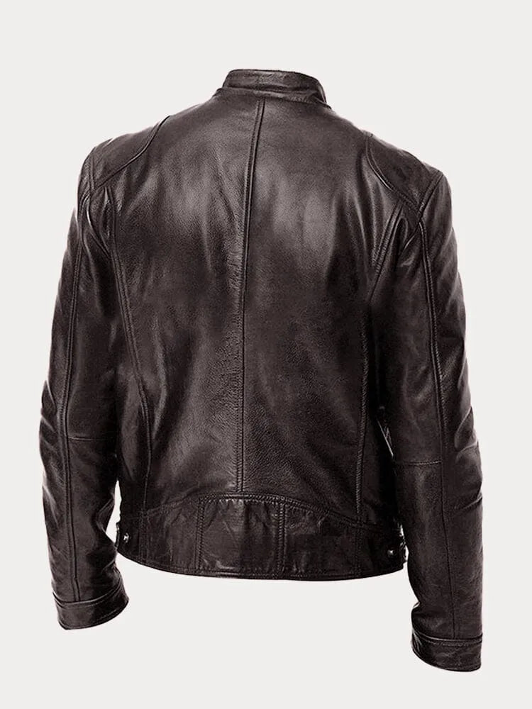 Levoire | Veste En Cuir Décontractée