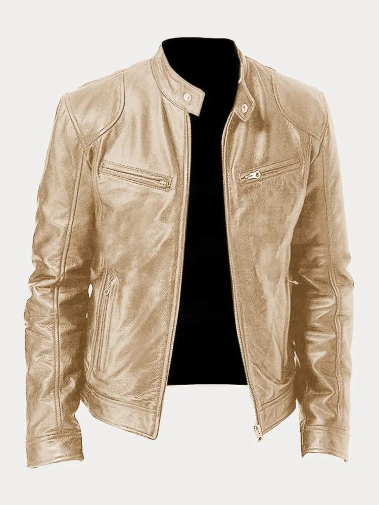 Levoire | Veste En Cuir Décontractée