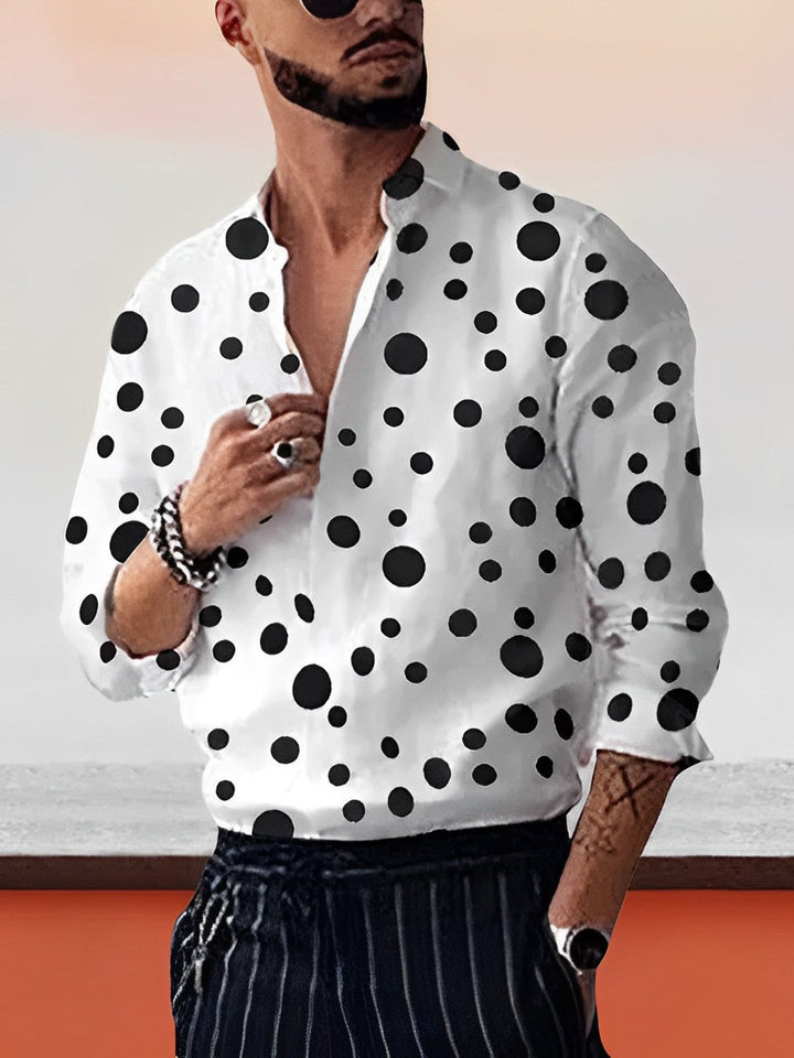 Levoire | Chemise Homme À Motif Unique Blanc