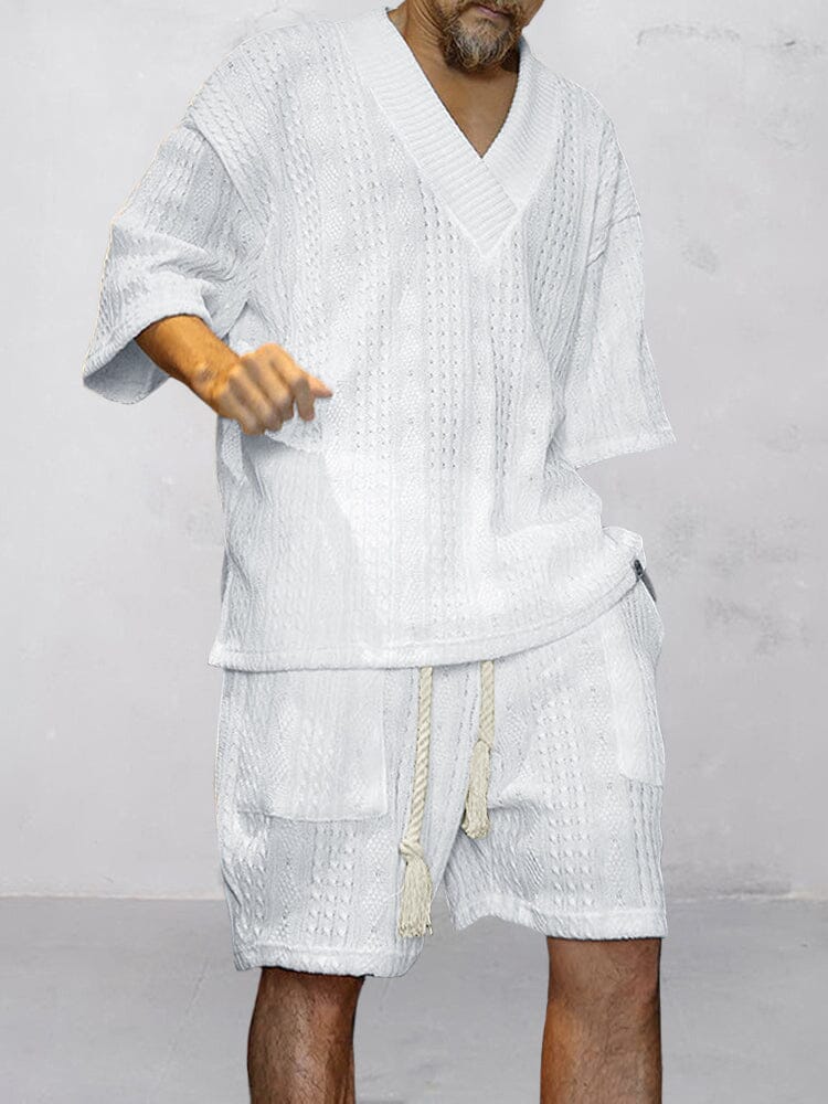 Levoire | Set Tricot V-Neck Confort Quotidien