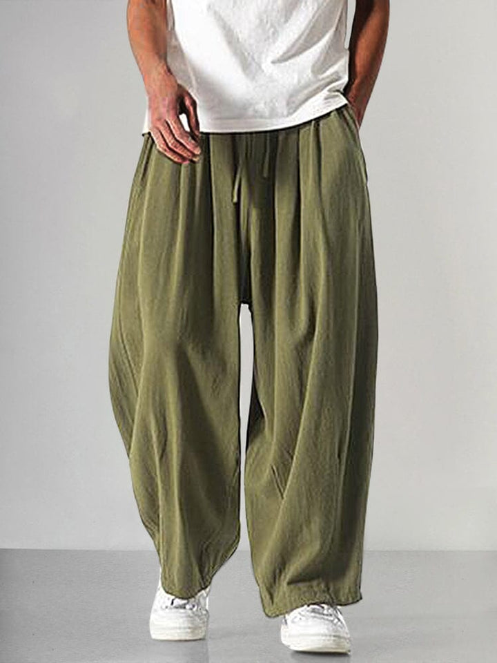 Levoire | Pantalons en lin fabriqués en fil de coton