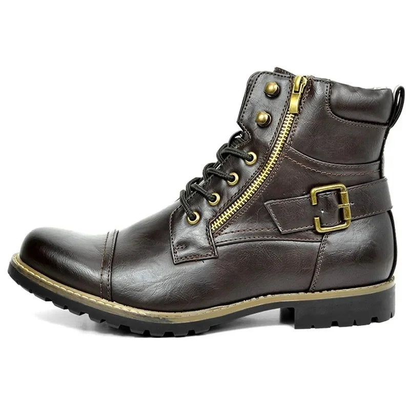 Levoire | Bottes À Lacets Élégantes Et Durables Marron foncé