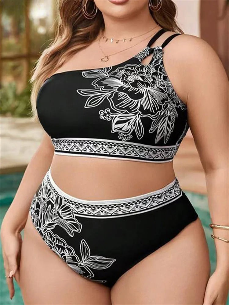 Levoire | Bikini Asymétrique Rondes Noir