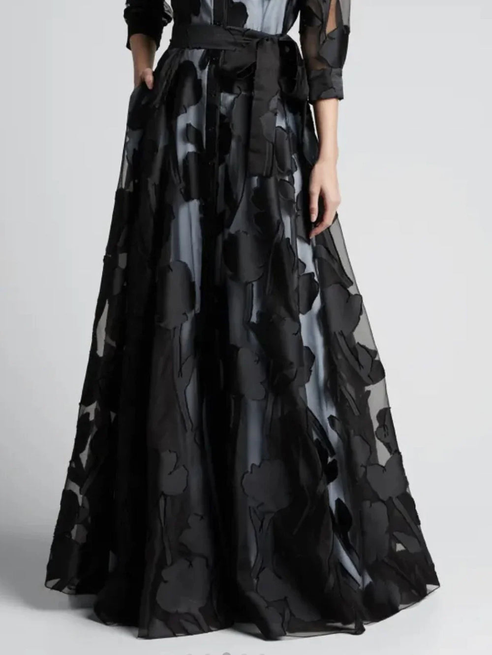 Levoire | Maxi Transparente À Taille Nouée