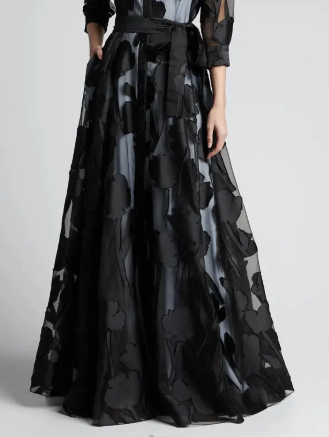 Levoire | Maxi Transparente À Taille Nouée