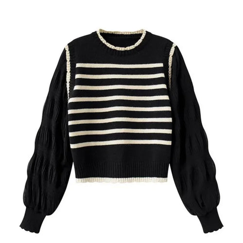 Levoire | Pull En Tricot Rayé