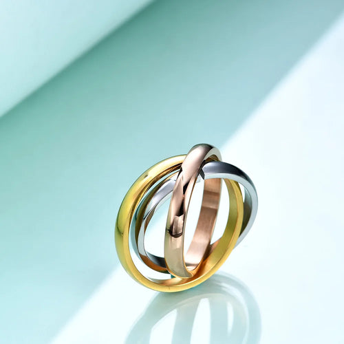 Levoire | Bague Tricolore Inox