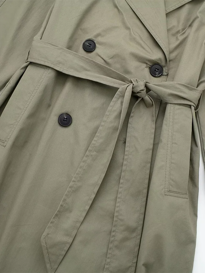 Levoire | Look Vintage Trench-Coat Avec Ceinture