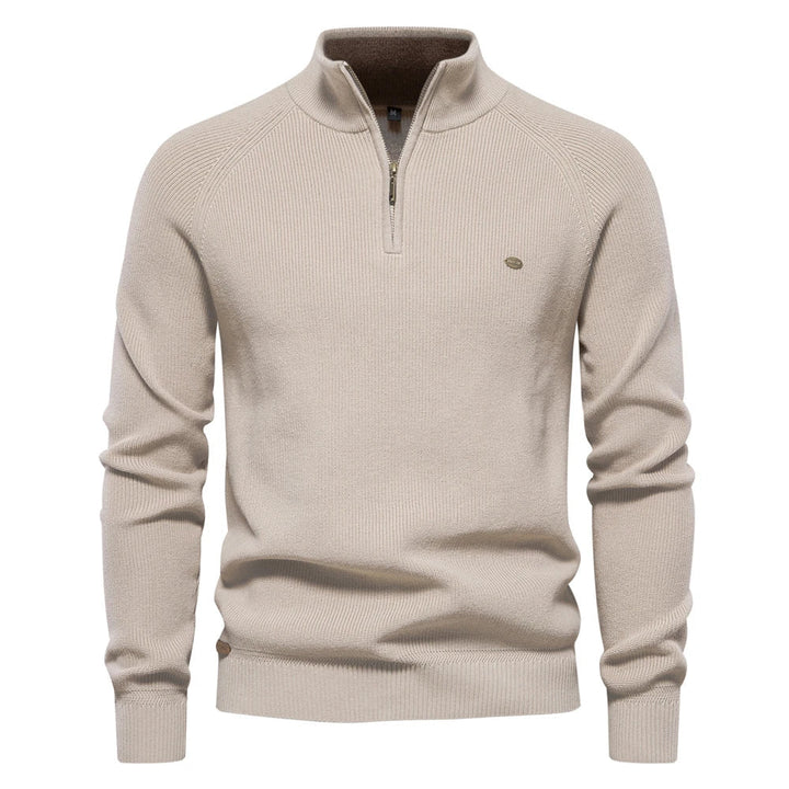 Levoire | Sweat à zip demi-long Khaki
