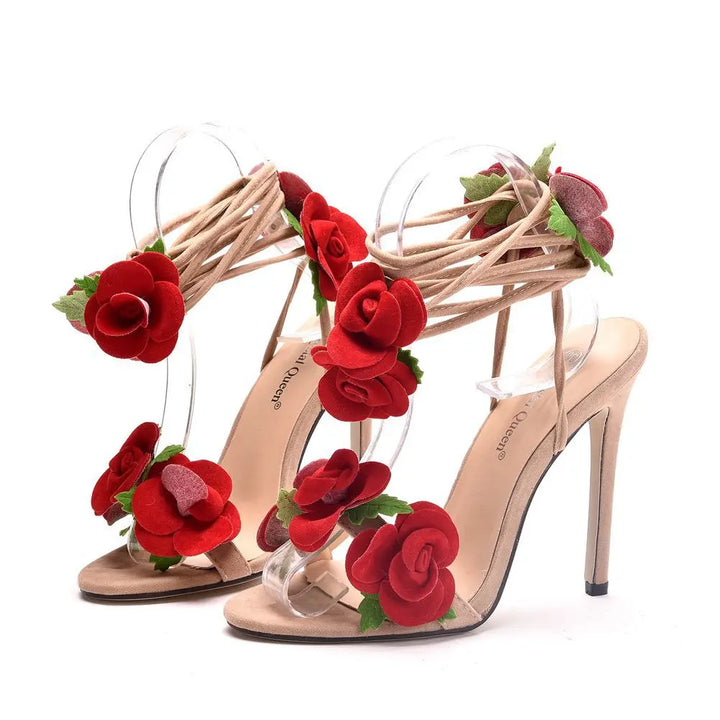 Levoire | Talon Haut Satin Rose