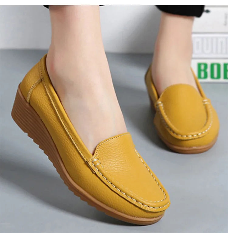Levoire | Pantoufles En Cuir Pour Femmes