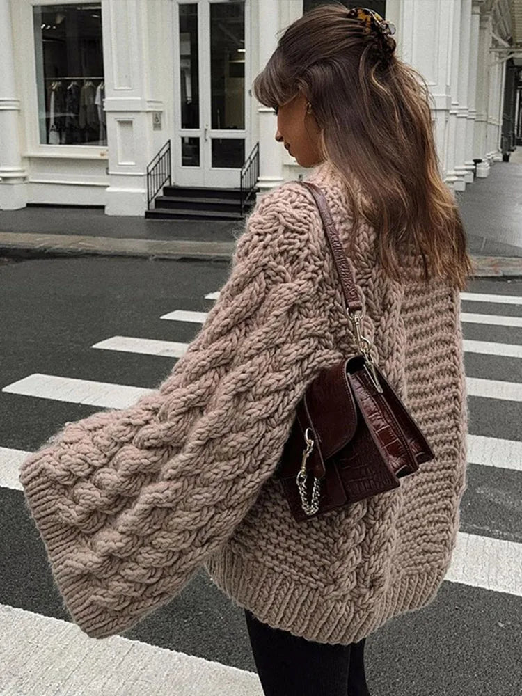 Levoire | Pull Câble Tendance Grande Taille Pour Femmes