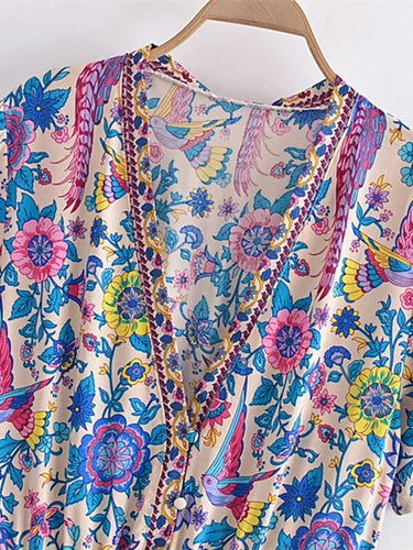 Levoire | Robe Bohème Paon