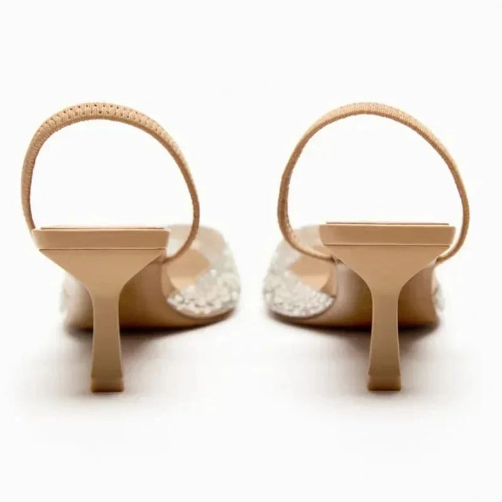 Levoire | Escarpins Transparents À Strass Pour Femmes