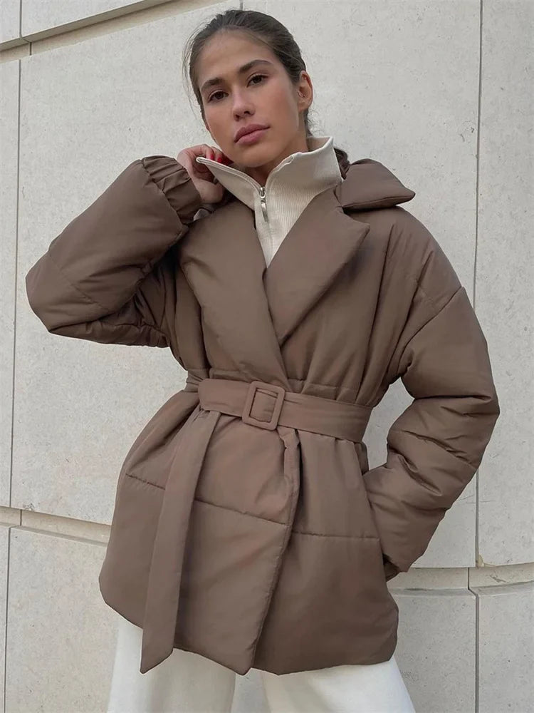 Levoire | Veste Chauffante À Manches Longues Avec Poches Khaki
