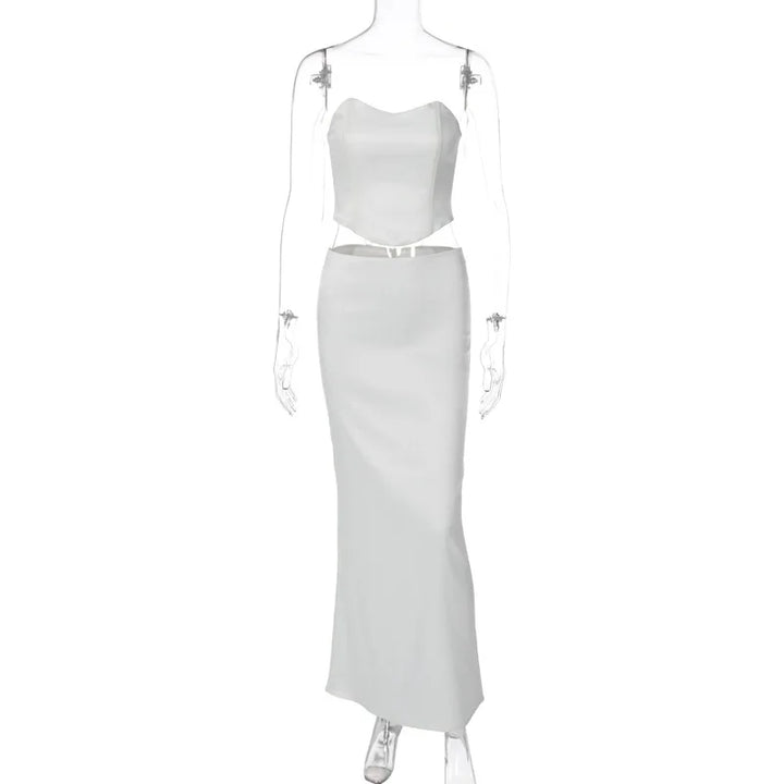 Levoire | Top Court Style Corset & Ensemble Jupe Longue