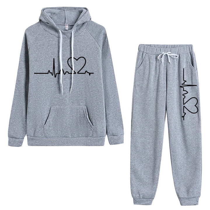 Levoire | Ensemble De Loisirs Confortable (Sweat À Capuche Et Pantalon) Gris