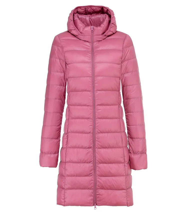 Levoire | Doudoune Longue Ultralégère Rose